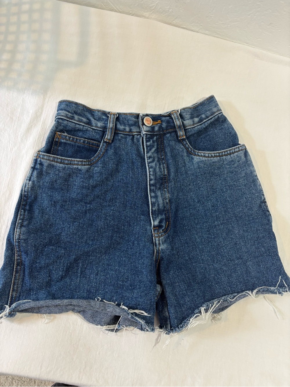 Vintage Rio by Stephen Mardon High Rise Denim Shorts